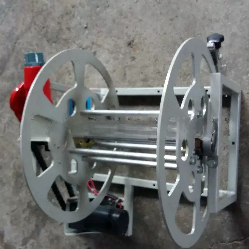 Electric Reel - เครื่องม้วนสายไฟฟ้าแบบพกพา ใช้มือหมุน สำหรับม้วนสายอลูมิเนียม พร้อมแกนม้วนเก็บสายไฟอุตสาหกรรม
