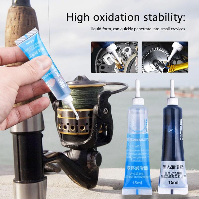 Reel Lubricant - ตกปลา Reel น้ํามันหล่อลื่น 15ml Reel ทําความสะอาดเนยจาระบี