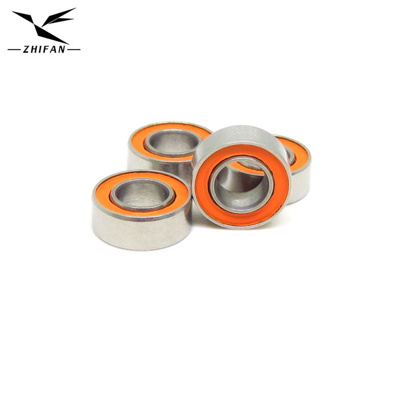 Conventional Reel - 5 ชิ้น 4x8x3 SMR84C 2OS สแตนเลสไฮบริดเซรามิคแบริ่ง