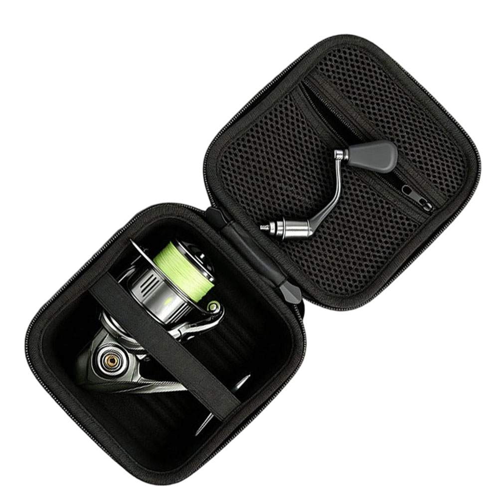Reel Bag - กระเป๋าใส่รอกตกปลาแบบแข็งสำหรับรอกขนาด 13.5x8.5x15 ซม. ทำจากวัสดุ EVA และผ้า