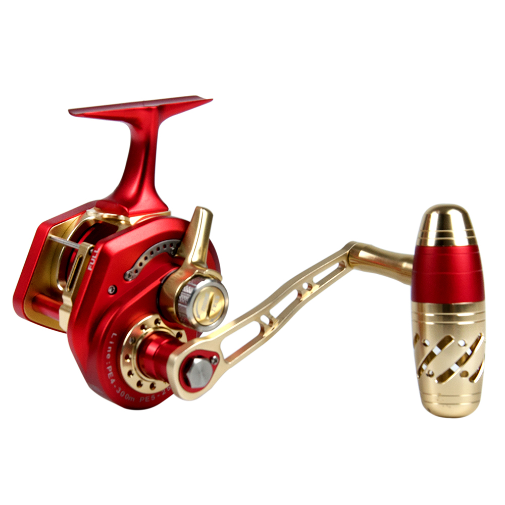 Baitcasting Reel - รอกตกปลา Red 70lbs Offshore 11BB ตัวเรือนโลหะ