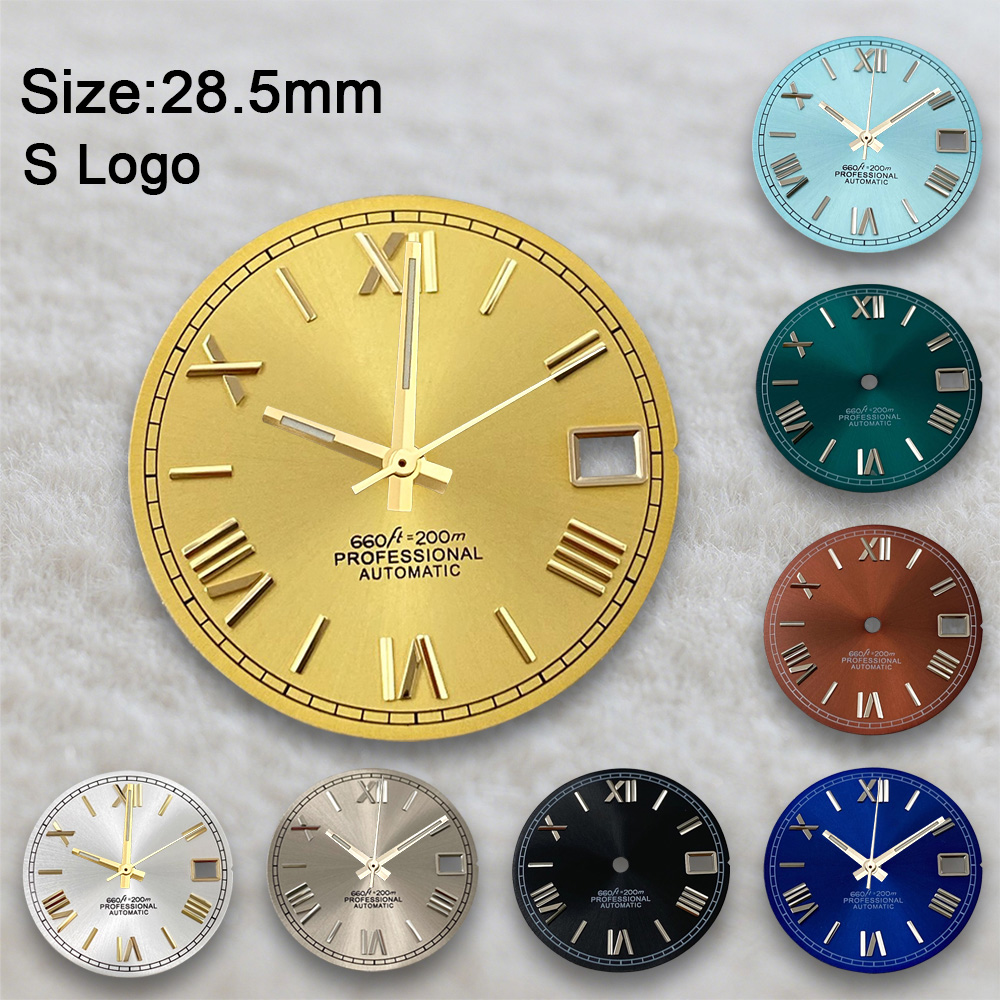 Reel Case - ใหม่ 28.5 มม.S โลโก้โรม Sunburst Dial