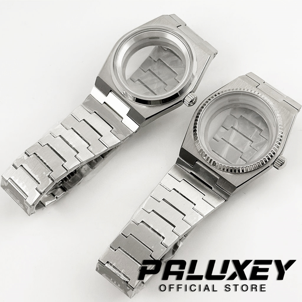 Reel Case - PRX NH35 40 มม.แหวนเงิน Sapphire คริสตัล