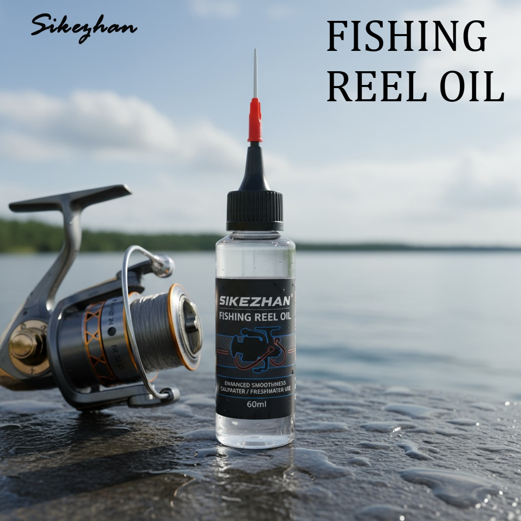 Fly Reel - น้ำมันรอกตกปลาพร้อมเข็มที่มีความแม่นยำ – น้ำมันหล่อลื่นรอกเพื่อการตีเหยื่อที่ราบรื่นและการป้องกันการกัดกร่อน ใช้ได้ทั้งน้ำเค็มและน้ำจืด