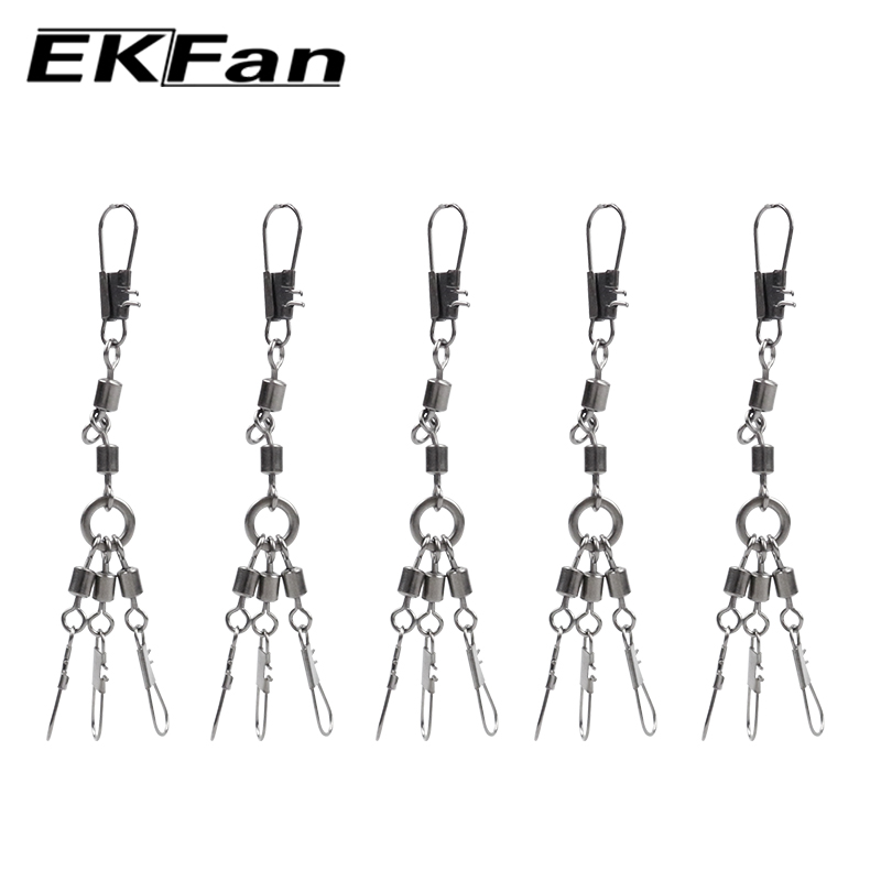 Conventional Reel - EKFan ข้อต่อวงแหวนรูปเลข 8 จำนวน 5 ชิ้น