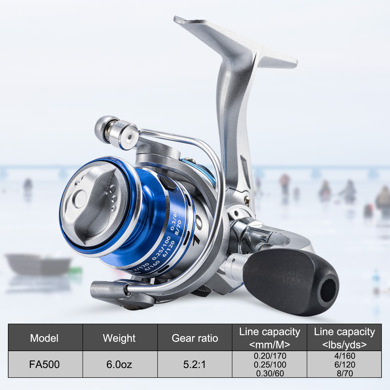 รอกตกปลาน้ำแข็ง Goture รุ่นใหม - Ice Fishing Reel บทวิจารณ์และราคา