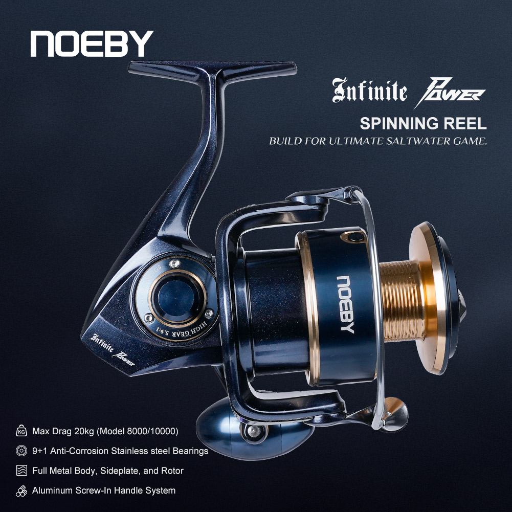 รอกตกปลา Noeby Infinite Power  - Surf Reel บทวิจารณ์และราคา