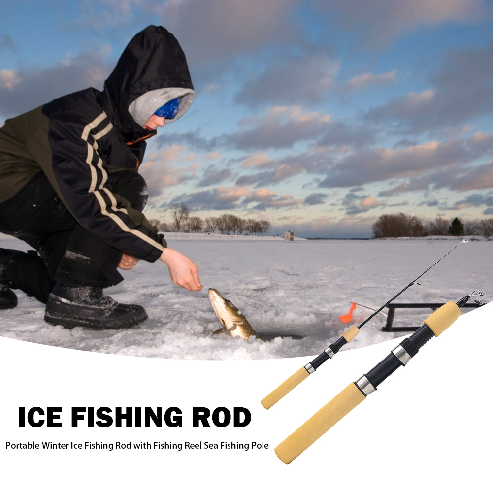 คันเบ็ดตกปลาน้ำแข็งแบบพกพา คัน - Ice Fishing Reel บทวิจารณ์และราคา
