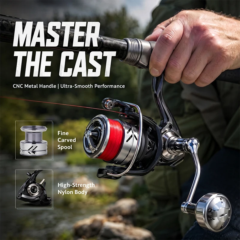 DEUKIO รอกตกปลาแบบโลหะ รอกสปิน - Surf Reel บทวิจารณ์และราคา