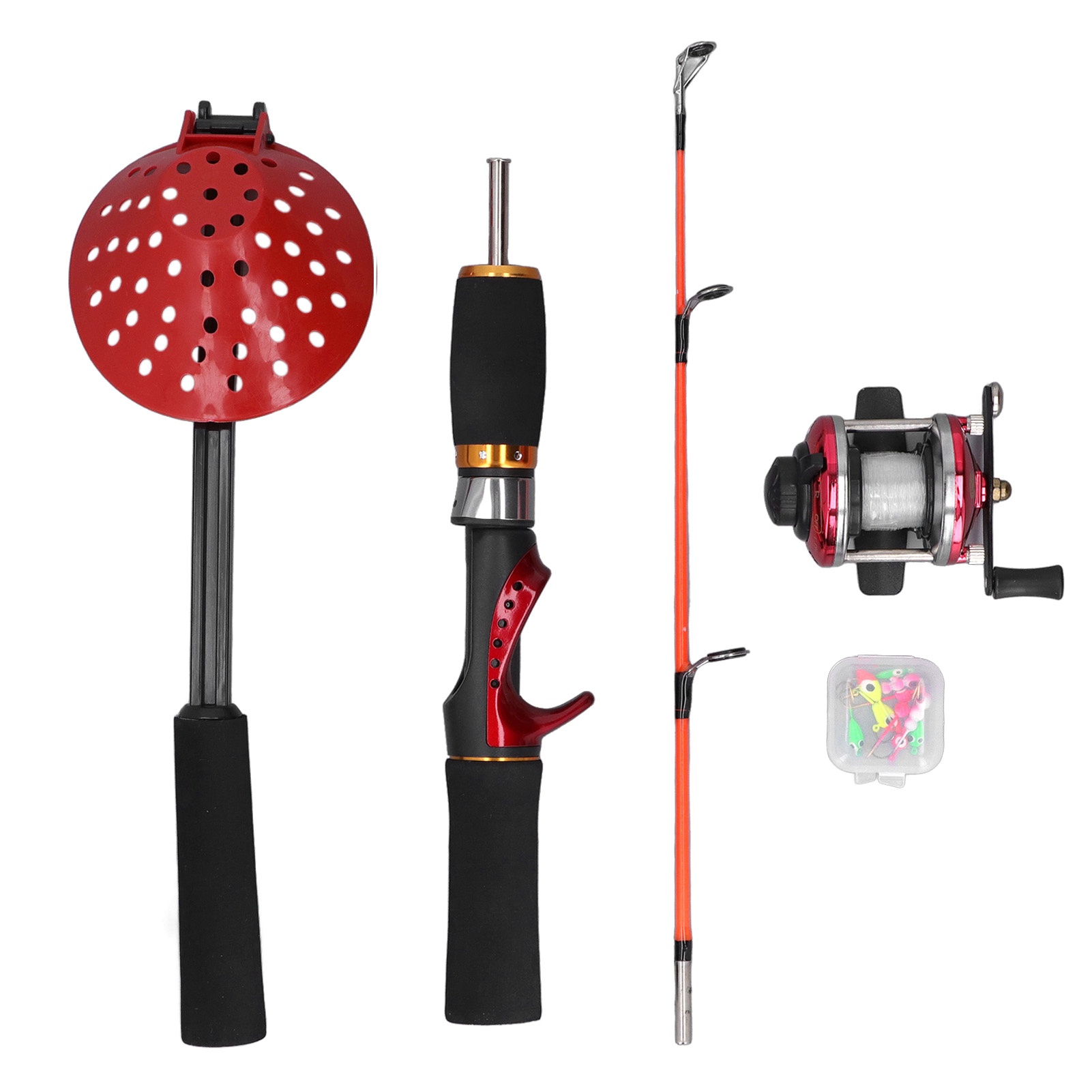 ชุดอุปกรณ์ตกปลาน้ำแข็งสำหรับฤด - Ice Fishing Reel บทวิจารณ์และราคา