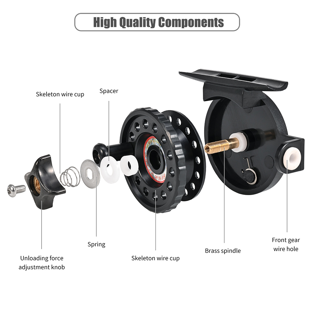 ชุดคันเบ็ดตกปลาพร้อมรอกตกปลาแบ - Ice Fishing Reel บทวิจารณ์และราคา