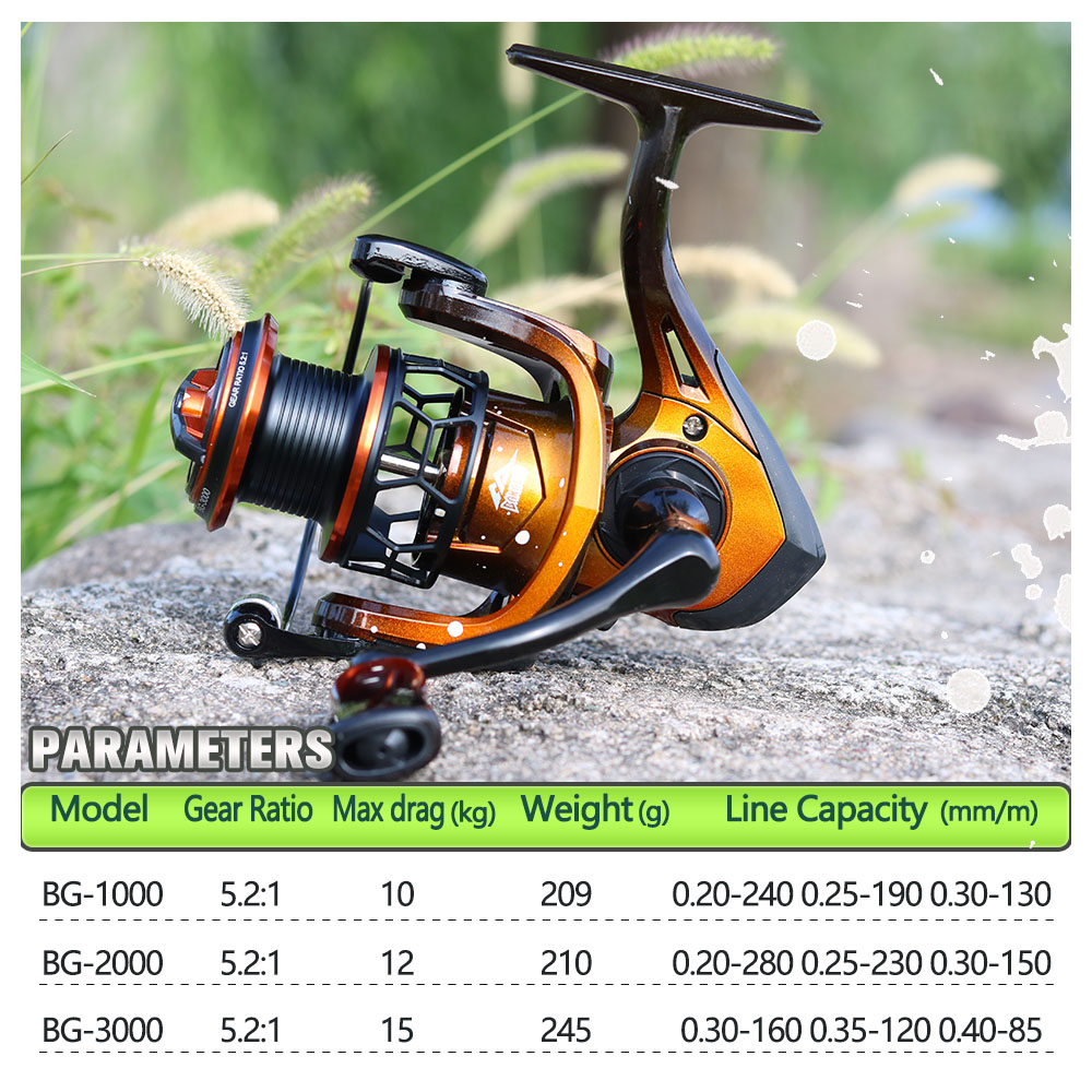 Josby รอกตกปลาสปินนิ่ง, 1000 2 - Ice Fishing Reel บทวิจารณ์และราคา