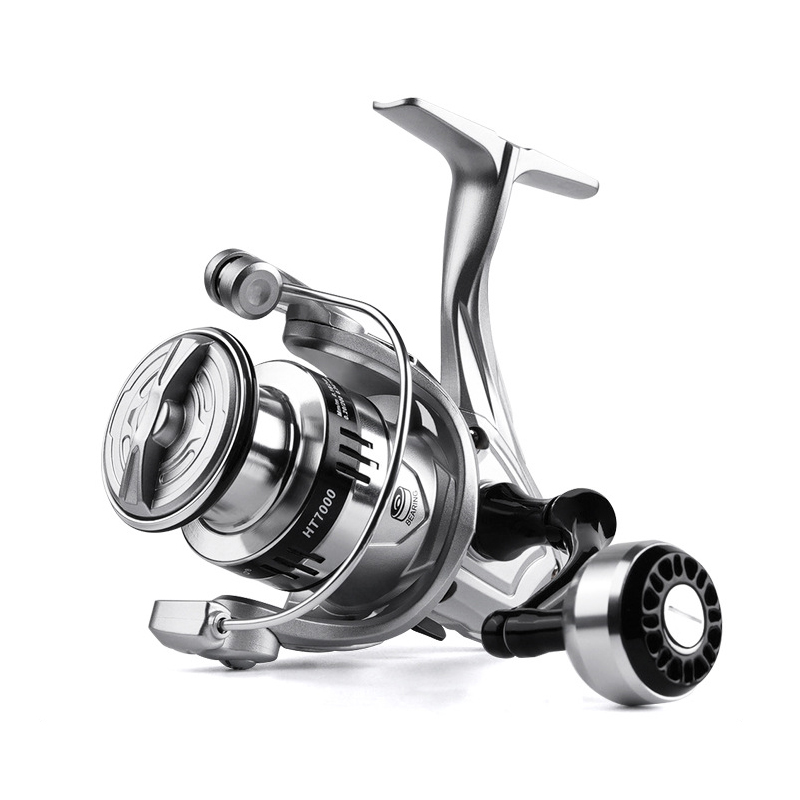 รอกตกปลาสีเงินแบบสปินนิ่ง น้ำห - Reel Drag Knob บทวิจารณ์และราคา