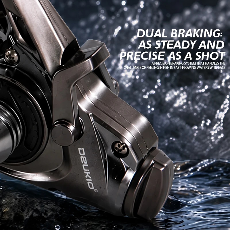 รอกตกปลา DEUKIO Mini Double Br - Ice Fishing Reel บทวิจารณ์และราคา